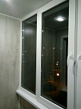Теплое ПВХ остекление П-образного балкона - фото 1